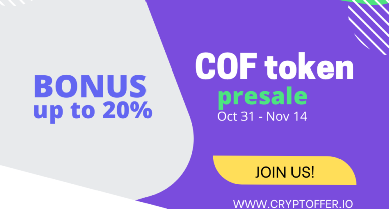 Cryptoffer presale A round Cryptoffer presale A round